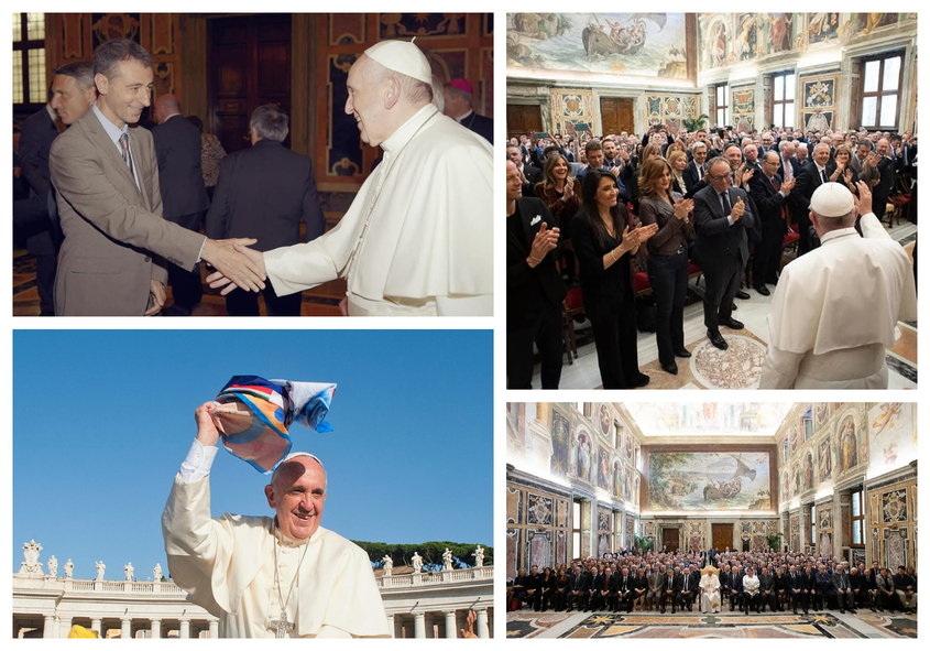l CSI saluta Papa Francesco testimone di fede sport e fraternita