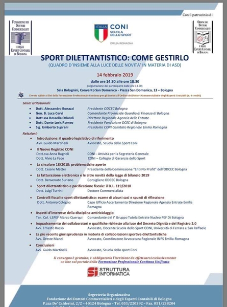 SPORT DILETTANTISTICO COME GESTIRLO