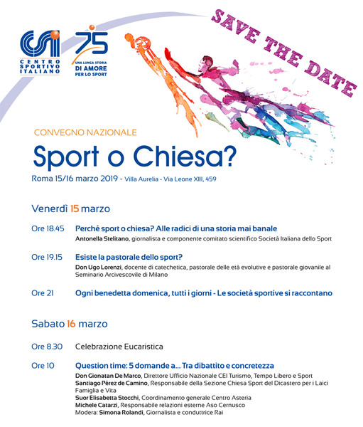 sport o chiesa volantino