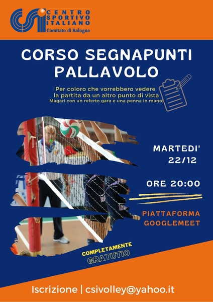 VOLANTINO SEGNAPUNTI nuova data 22 12 2020