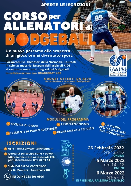 Corso per allenatori DODGEBALL tel