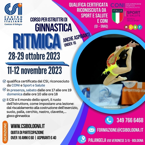 ISTRUTTORI RITMICA 2023