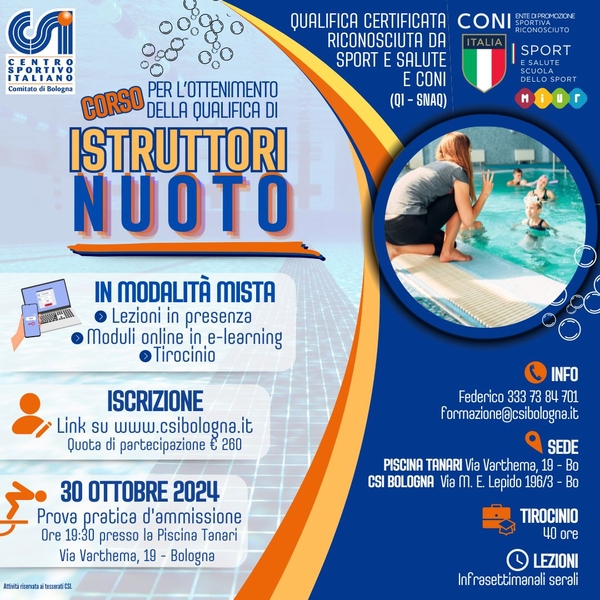 CORSO NUOTO 1 QUALIFICA ott24