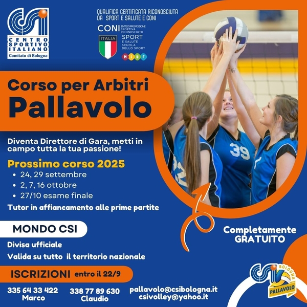 CORSO ARBITRI PVO 2025