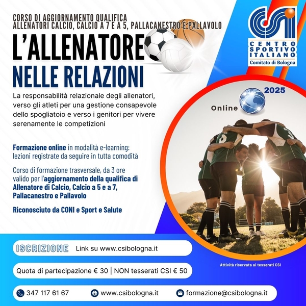 aggiornamento l allenatore nelle relazioni