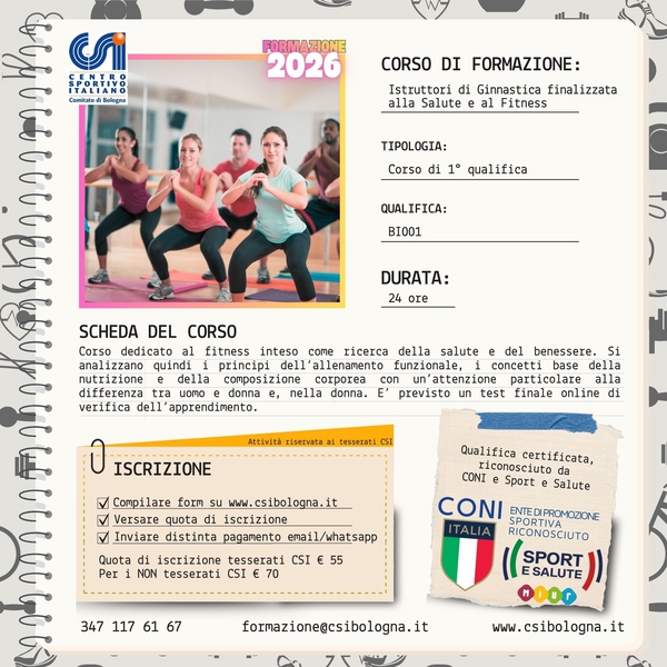 1 qual GINNASTICA E FITNESS