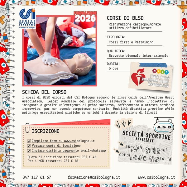 FORMAZIONE BLSD 2026 catalogo