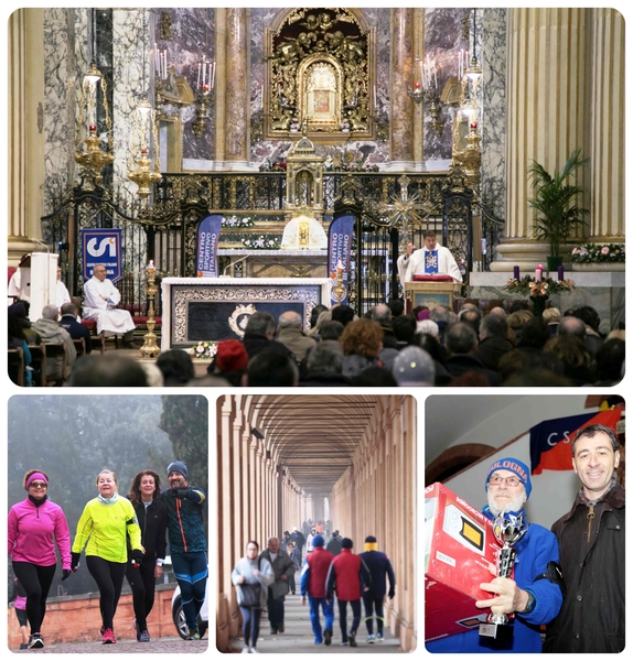 1000 podisti salgono a San Luca per la 42 Camminata 2