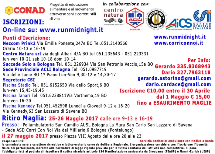 Corri con noi 3 edizione 2