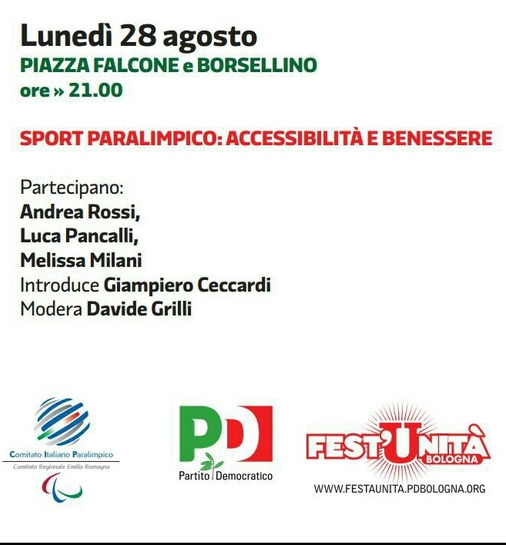 Sport Paralimpico accessibilità e benessere