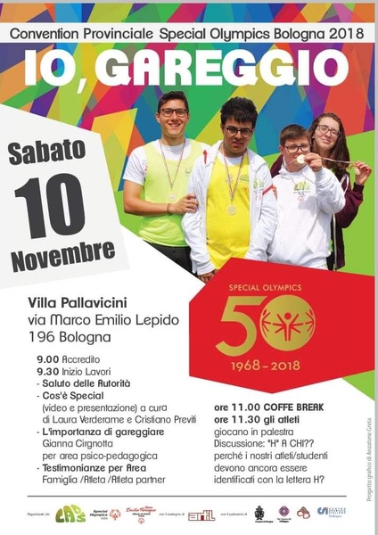 IO GAREGGIO SPECIAL OLYMPICS a Villa Pallavicini la Convention Provinciale 1