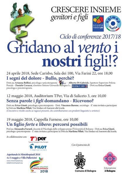 I nostri figli al centro del Ciclo di conferenze AGIMAP