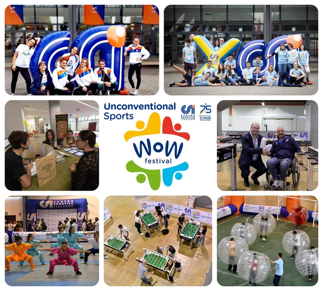 Csi Bologna e Pol. Energym protagonisti al primo WOW Festival COLLAGE1