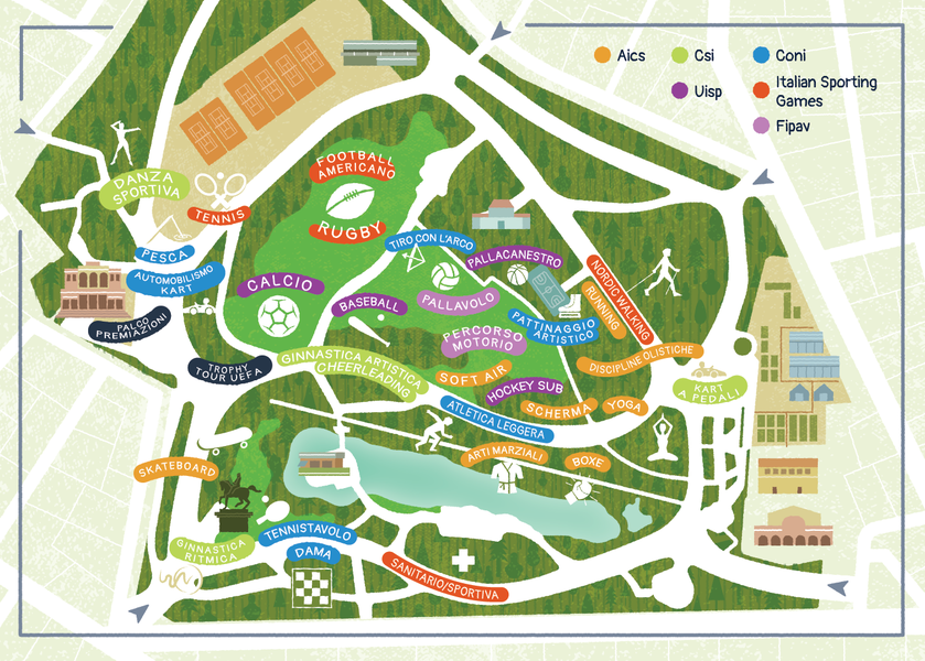 SPORT DAY 2019 al via domenica 2 giugno Cartina