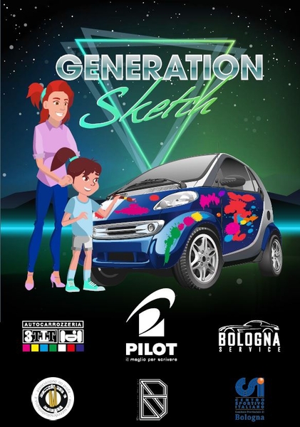 progetto generation sketch volantino