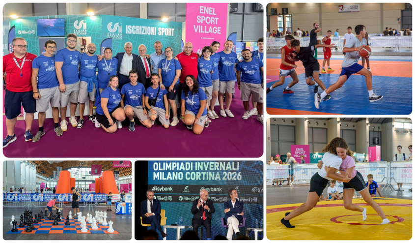 Il Csi al Meeting di Rimini. Il Ministro Abodi Lo sport come palestra di vita 