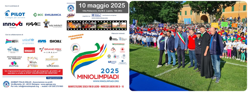 Ritornano le Miniolimpiadi 2025 il grande evento organizzato da Agimap Italia Onlus 1