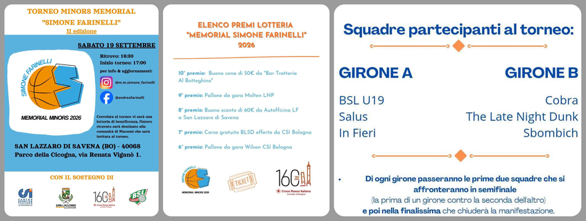 Memorial Minors il ricordo di Simone Farinelli 2