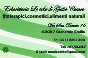 Erboristeria Le erbe di Giulio Cesare